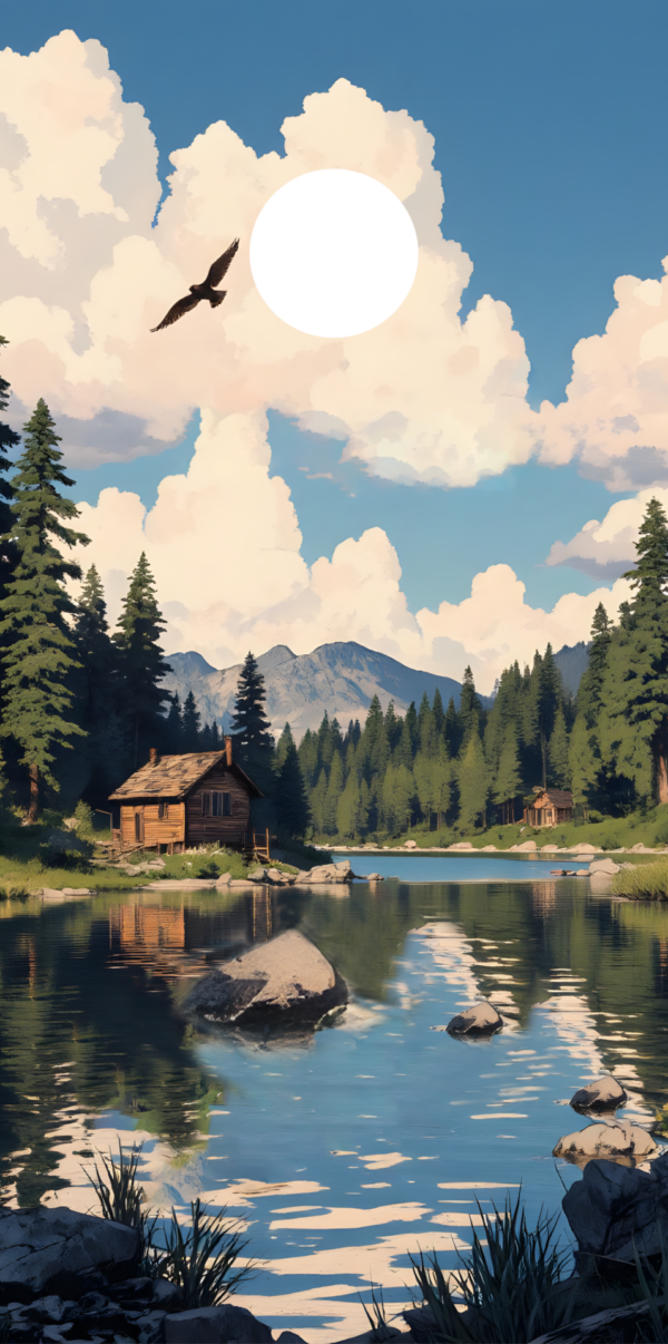 Mountain Lake Serenity
