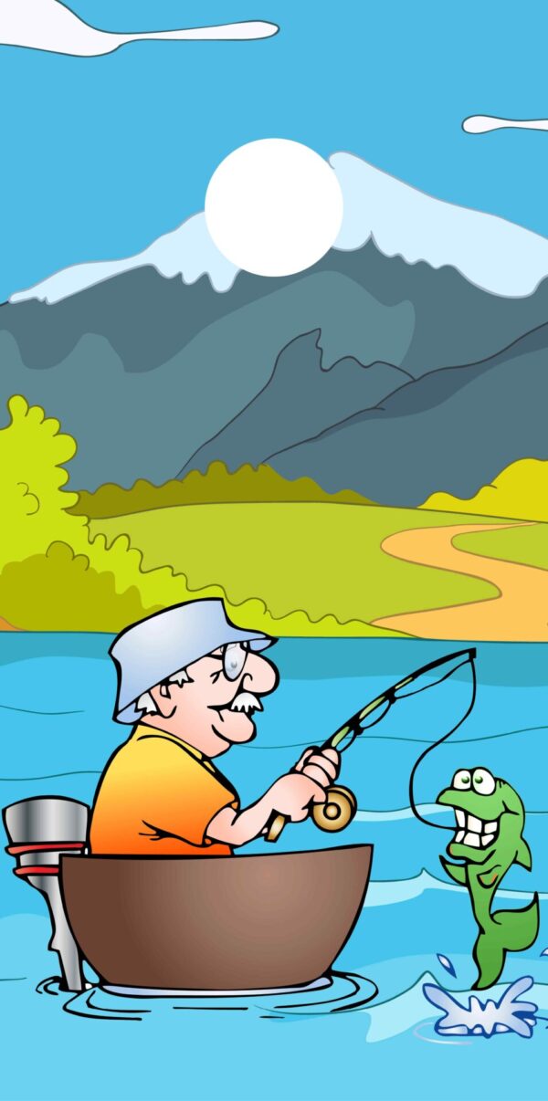 Tranquil Waters Angler