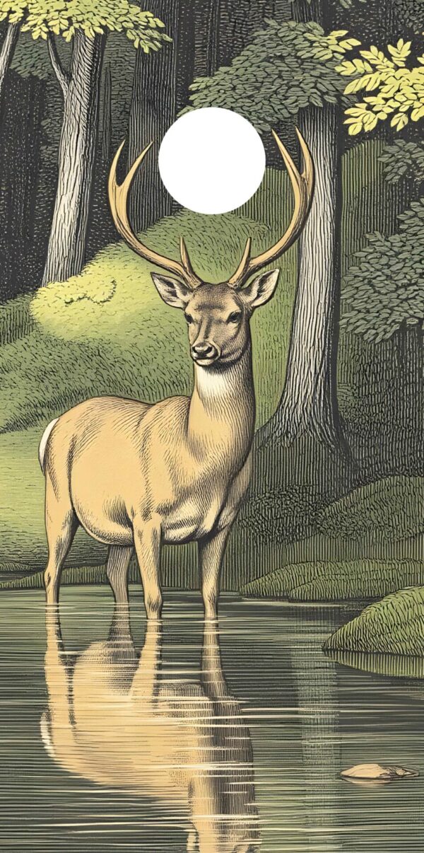 Moonlit Buck Majesty